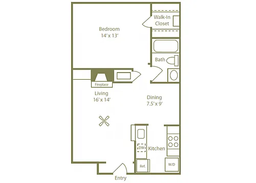 Floor plan Cypress - Townhome