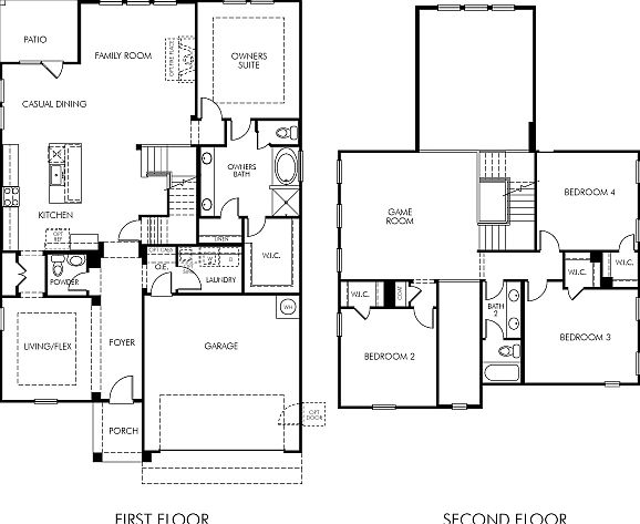 This home is 2,724 square feet with 4 bedrooms and 2-1/2 baths.