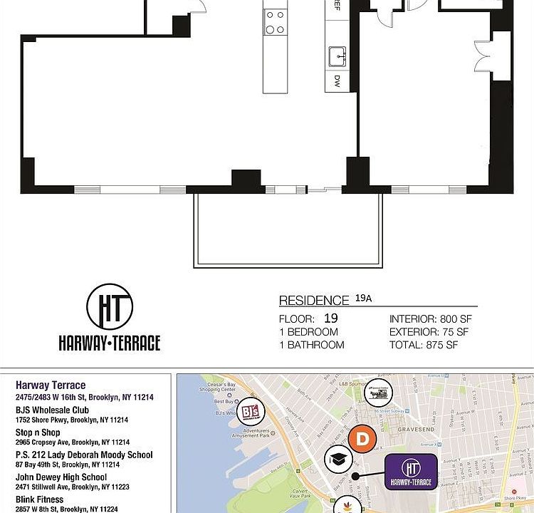 1st image of 2475 W 16th St APT 19A