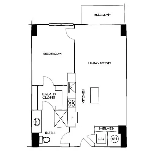 Floor plan Design 1B