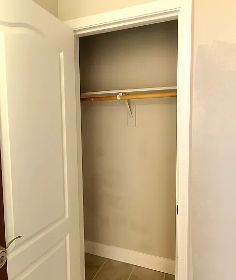 Entryway coat closet