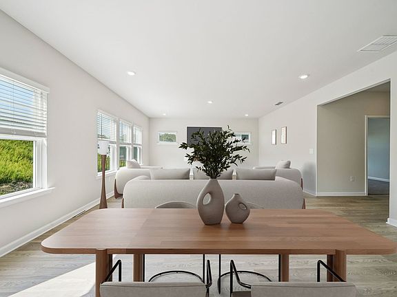The Taylorsville floorplan with the Lush White interior package.
