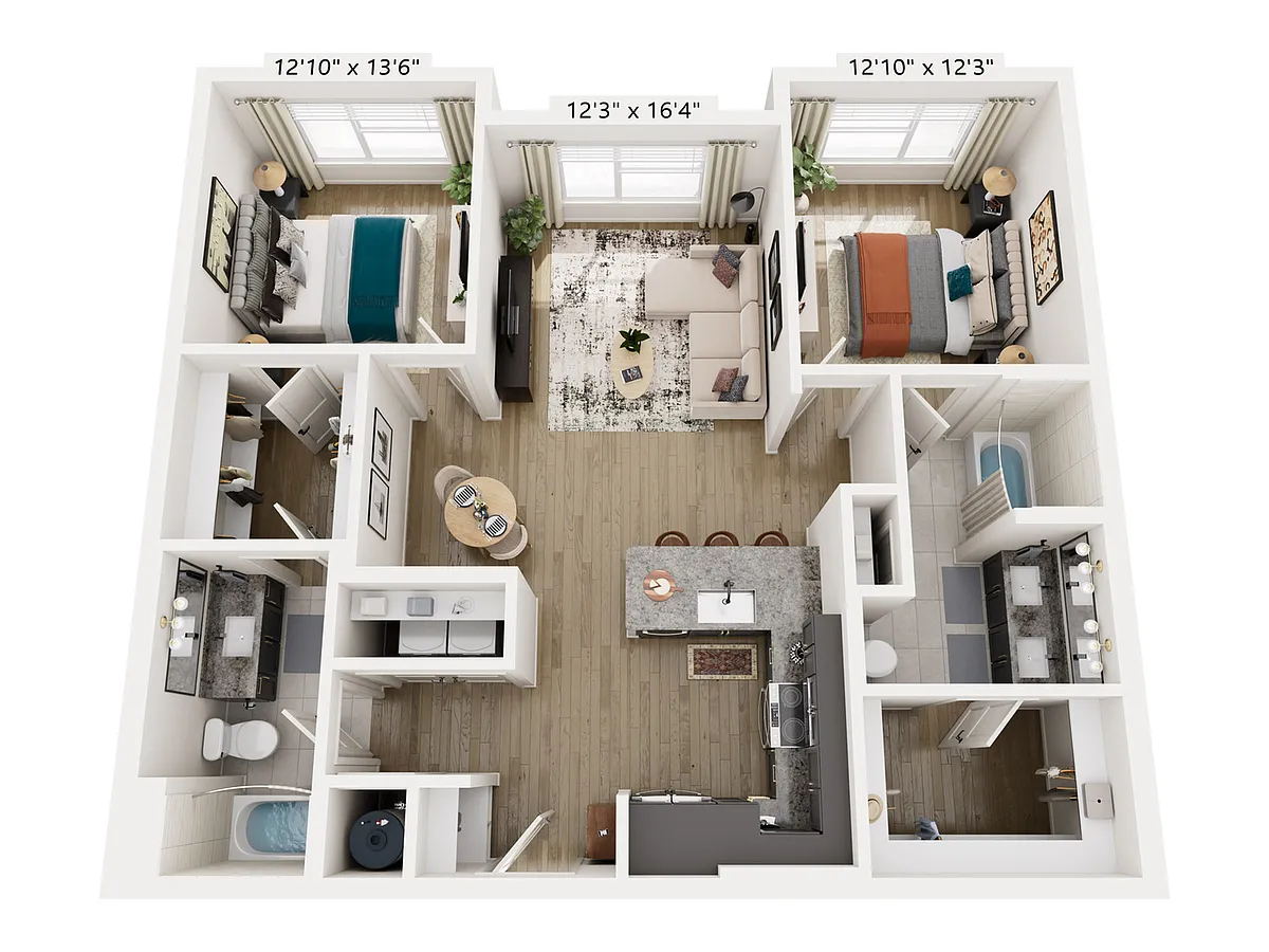 Floor plan B3