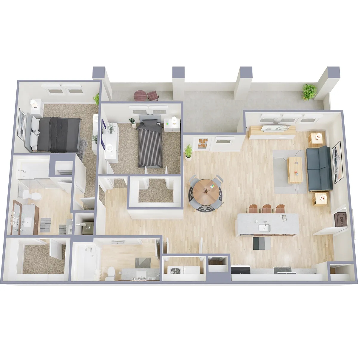 Floor plan B4