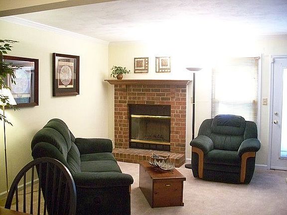 Living Room with Fireplace