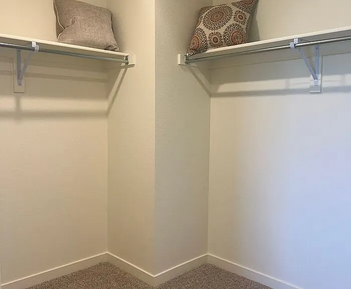 Master walk-in closet