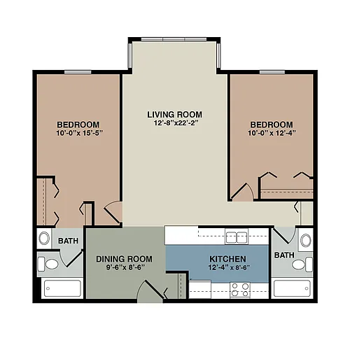 Floor plan 2B