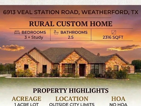 6913 Veal Station Rd, Weatherford, TX 76085