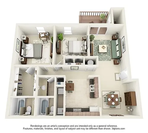 Floor plan The Charleston