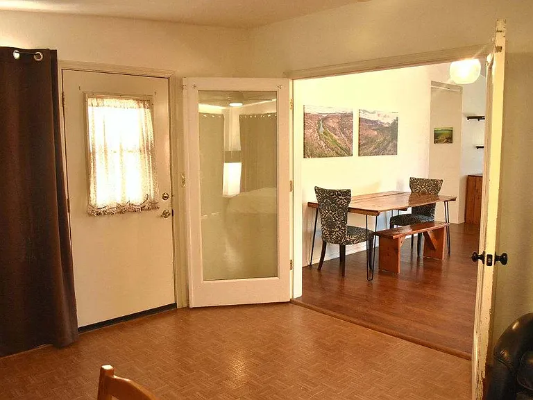 Arizona room into main area of house.