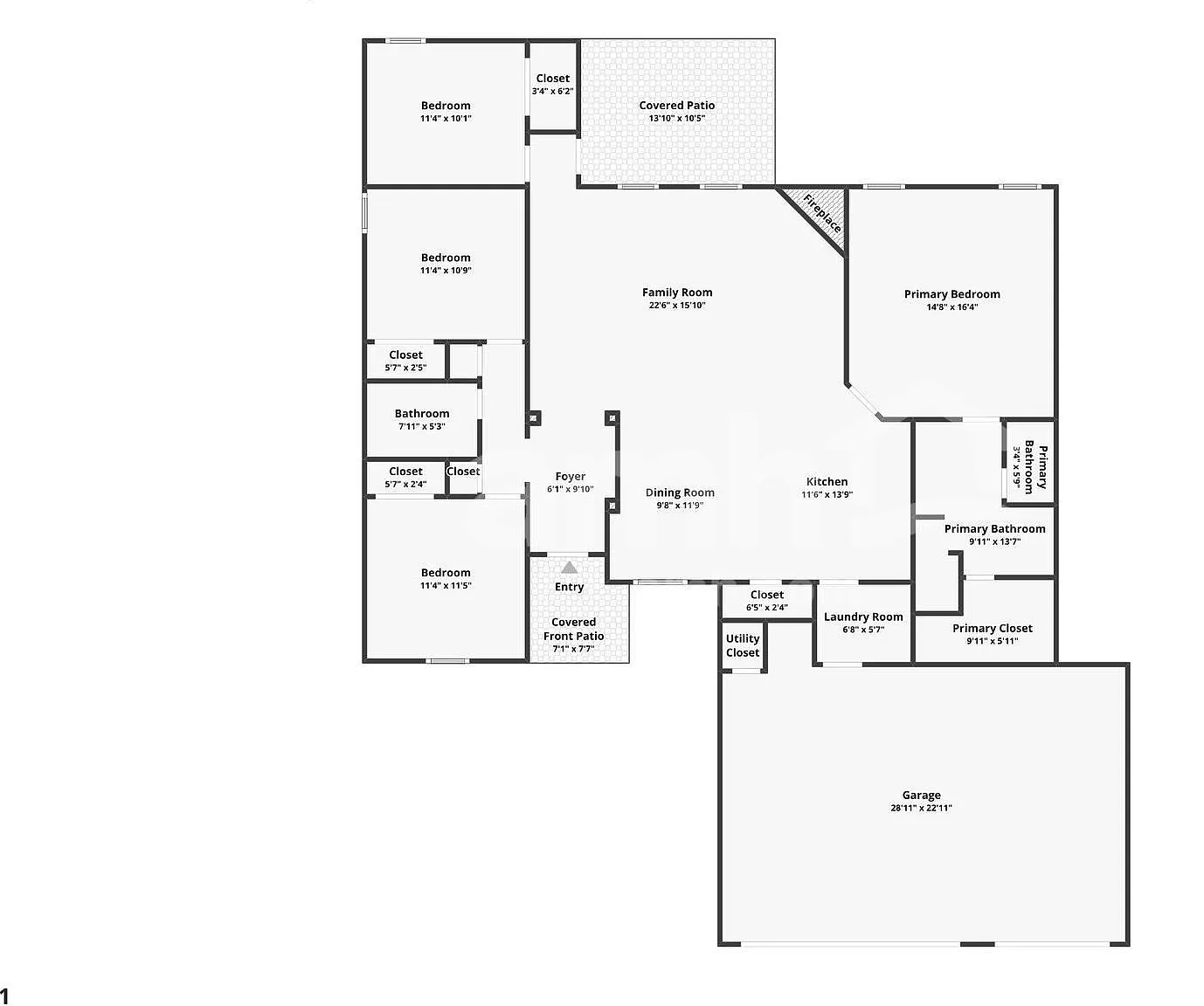 4 bed, 2.0 bath, 1803 sqft, $1,995 — Photo 2