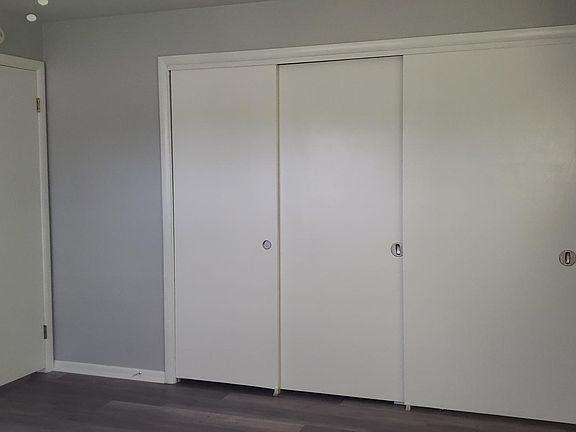 Master bedroom closets