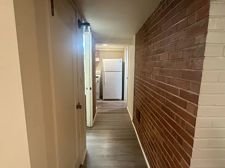 Hallway leading to the kitchen.