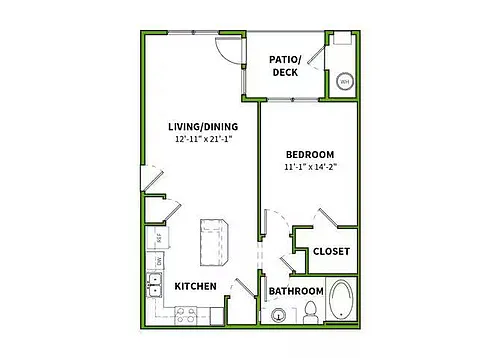 Floor plan Blue Mesa