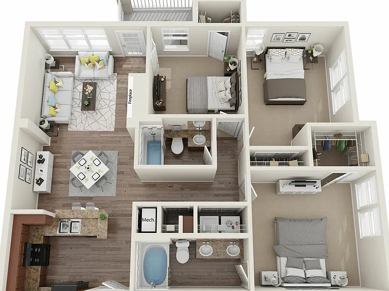 Dalton Three Bedroom Two Bath Dalton Three Bedroom Two Bath