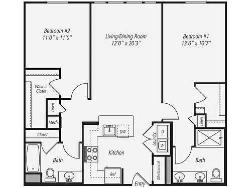 Floor plan B3