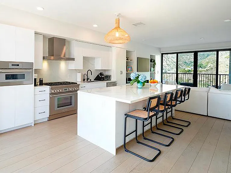 Open island kitchen