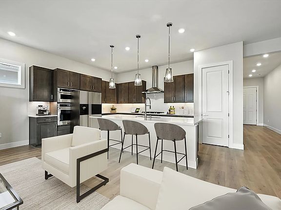 Great Room Kitchen Virtually Rendered