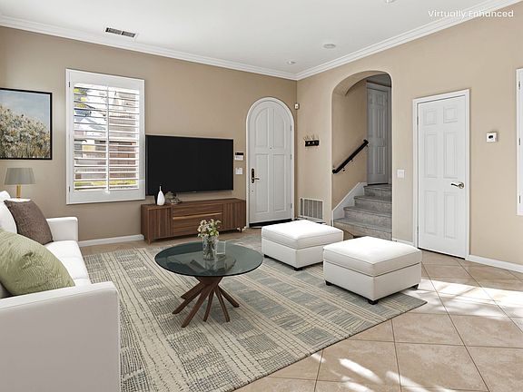 Front entry and living room