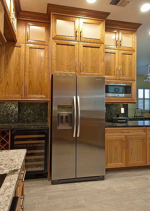 Cabinets and appliances