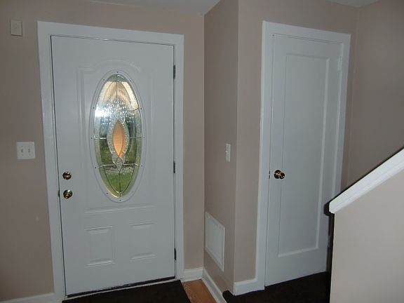 Front Door & Coat Closet