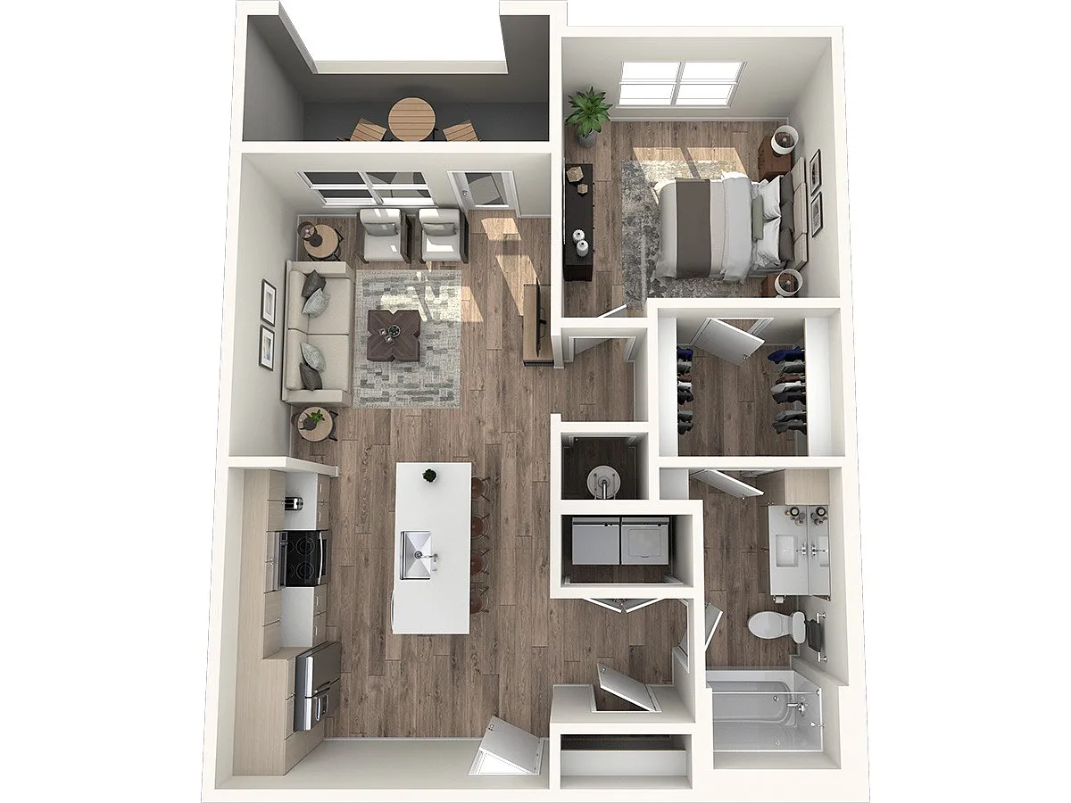 Floor plan A1a