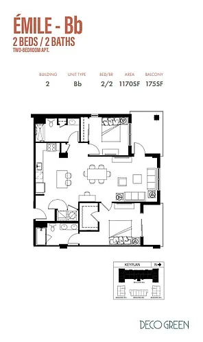 Floor plan Emile Bb