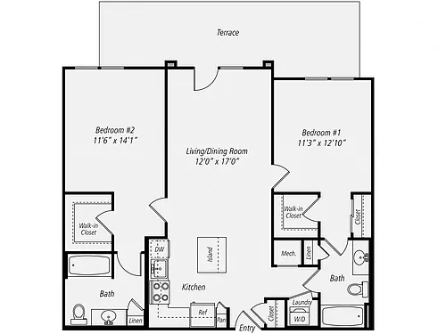 Floor plan B14