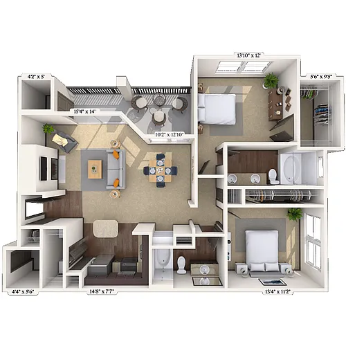 Floor plan 22C