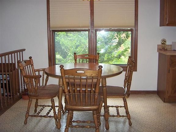 Eating area of kitchen