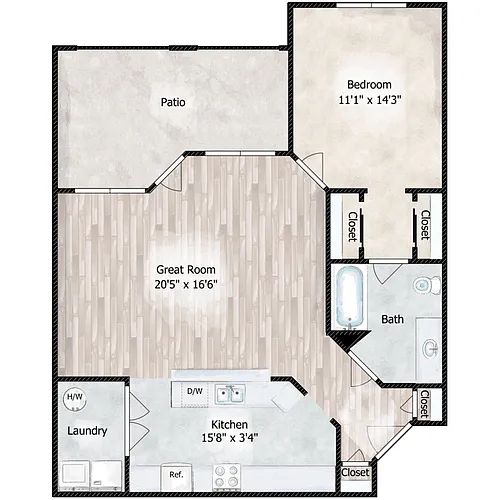 Floor plan The Harmony