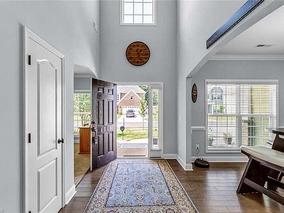 Main entry door from inside the house