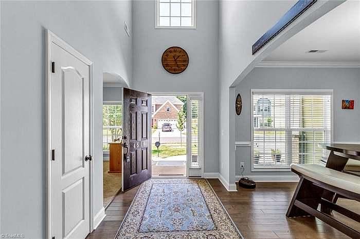 Main entry door from inside the house