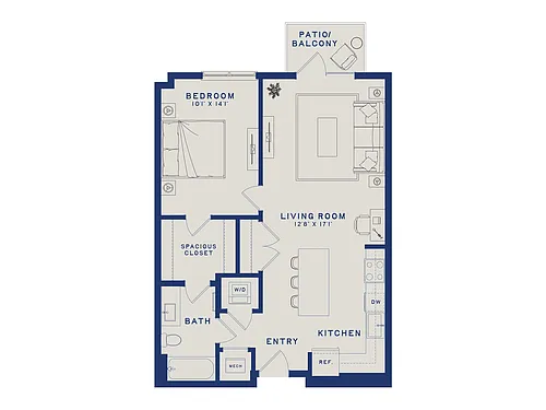 Floor plan A18