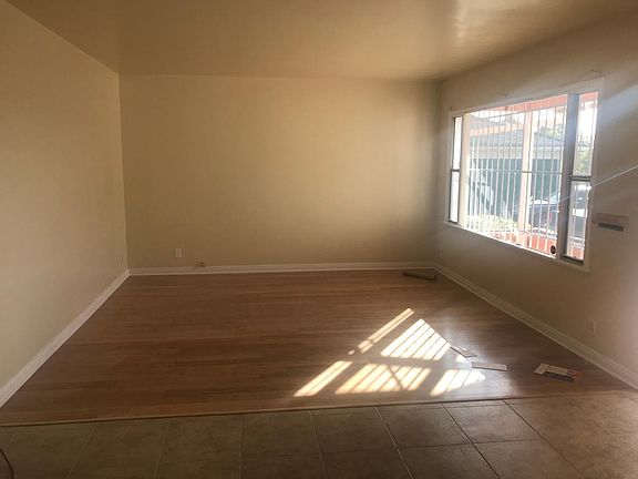 Living room with new hardwood floors
