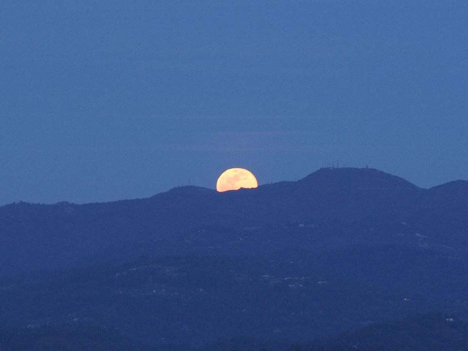 Eclipse photographed from deck