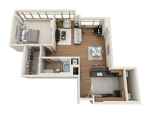 Floor plan Plan Ea (A1M)