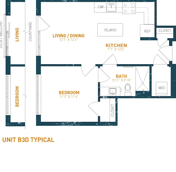 2B3D floor plan Brookland Press