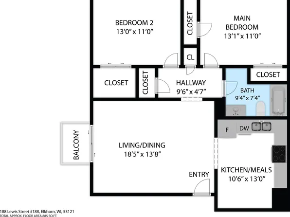 Geneva Street Apartments, 168 Lewis St #6, Elkhorn, WI 53121