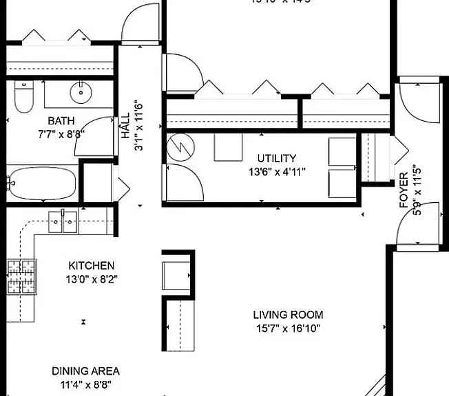391 S Collins St #E — Photo 3