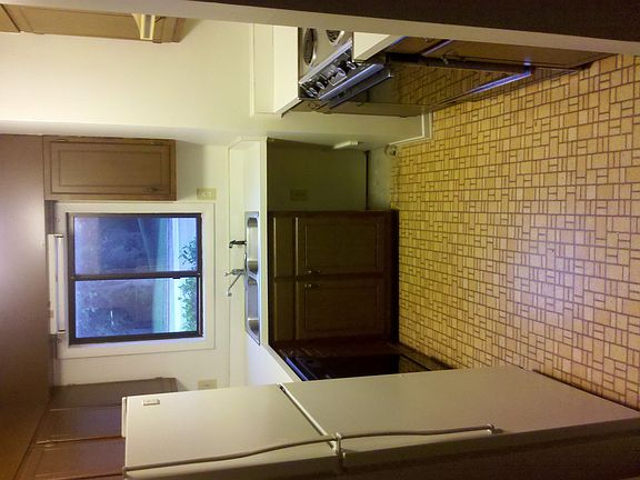 Kitchen 70's style. easy to upgrade style.