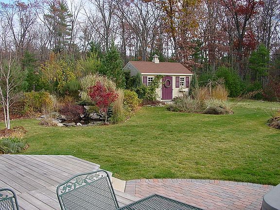 Private back yard & koi pond