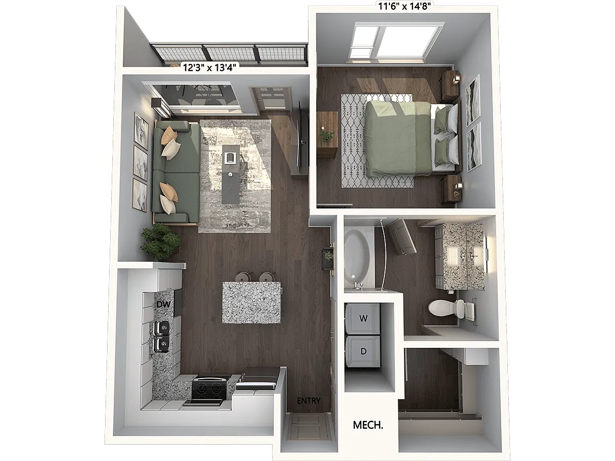 Floor plan A4-699-W