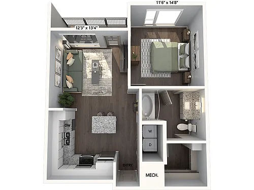 Floor plan A4-699-W