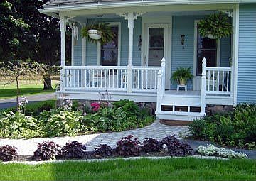 Right Front Covered Porch