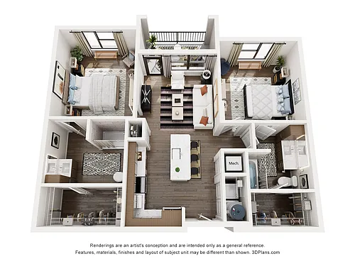 Floor plan B1 HC