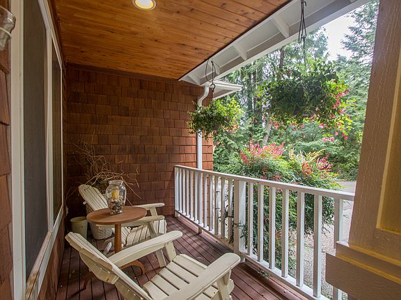 Relaxing on your porch.