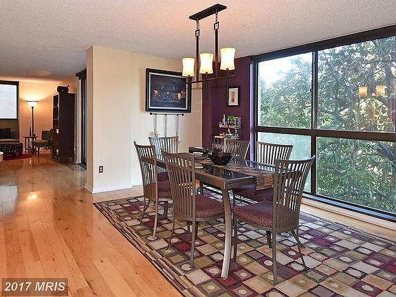 Dining Room with large viewing window