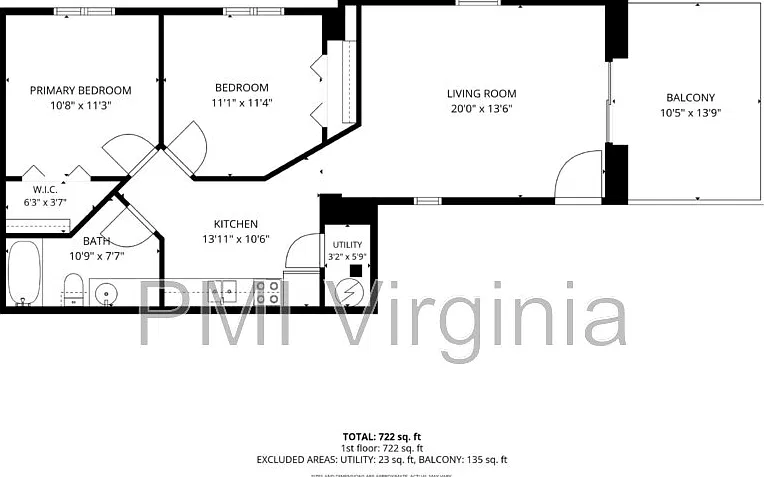 2 bed, 1.0 bath, 850 sqft, $1,300 — Photo 2