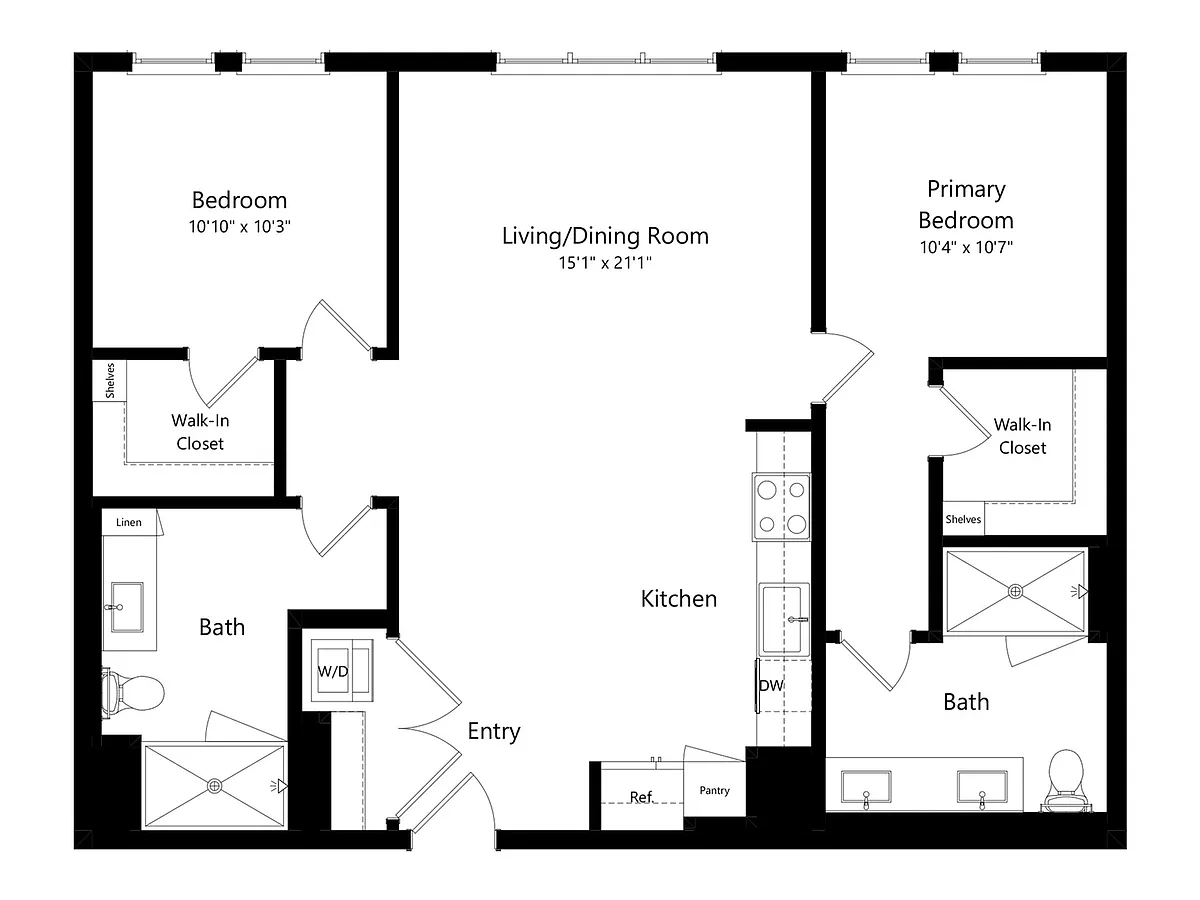 Floor plan B1